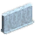 Building Block - Long Wall - Icy Stone