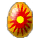 Sunburst Painted Egg