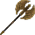 Gold-Plated Battle Axe