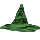 Viridian Wizard Hat Ornament
